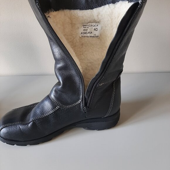 Saute-Mouton - Adriana Leather Boots w/ Zipper - Size 9 - 9.5. - Picture 9 of 13